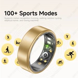Smart Ring , Waterproof Fitness Tracker, Sleep Monitoring, Pedometer, Calories Counter, IPhone / Android compatible - Thumbnail Image 3