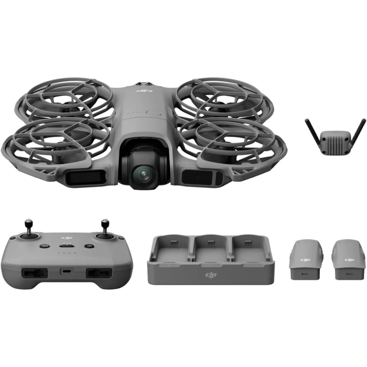 DJI Neo 2 Fly More Combo w/ RC-N3, 4K Camera Drone for Beginners, Stable Digital Transmission, 3 Batteries - Image 2