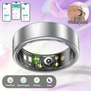 Smart Ring , Waterproof Fitness Tracker, Sleep Monitoring, Pedometer, Calories Counter, IPhone / Android compatible - Thumbnail Image 10
