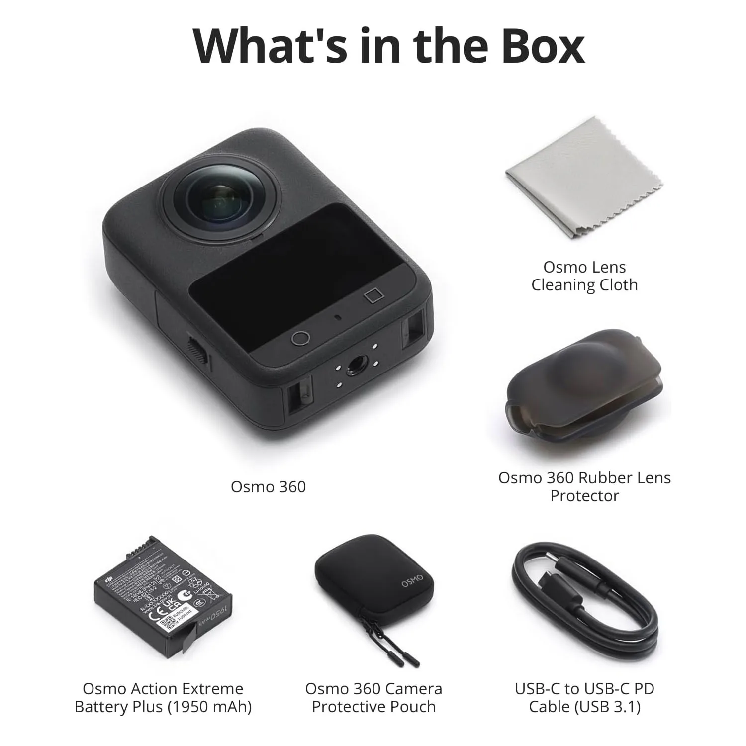 Osmo 360 Camera ,1-Inch 360° Imaging 8K Video 105GB Storage 120MP Photo 100-Min 8K Recording 360 Action Camera - Image 10