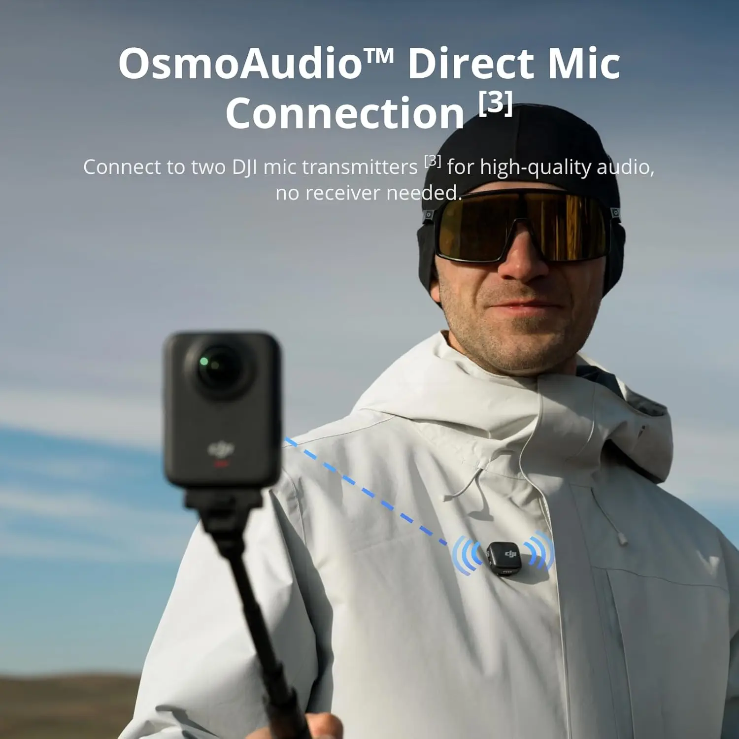 Osmo 360 Camera ,1-Inch 360° Imaging 8K Video 105GB Storage 120MP Photo 100-Min 8K Recording 360 Action Camera - Image 2