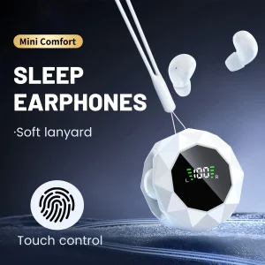 Mini Sleep Earbuds for Side Sleepers, Bluetooth, In-Ear, Noise Reduction, Ultra Small, Comfortable - Thumbnail Image 7