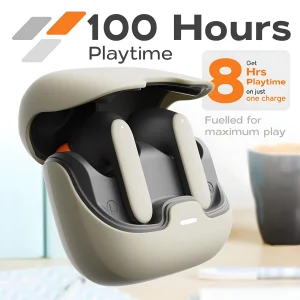 Wireless Earphones 5.4 Bluetooth Ultra-low Latency Dual Microphone ENC Noise Cancelling iBluetooth Earphones