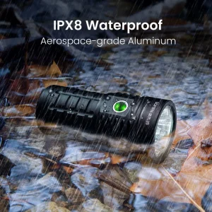 Super Powerful LED Flashlight 16000lm USB C Rechargeable 21700 Anduril 2.0 Torch XHP50B Reverse Charging - Thumbnail Image 6