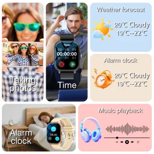 [Smart Watch, Men/Women, 1.83" Smart Watch, Supports Wireless Calls, Fitness Activity Tracker, Supports Multi Sports Modes - Thumbnail Image 5