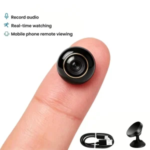 Mini WiFi Monitoring Camera 4K High Definition Infrared Night Vision, Motion Detection Two-Way Audio, 24/7 Recording - Thumbnail Image 2