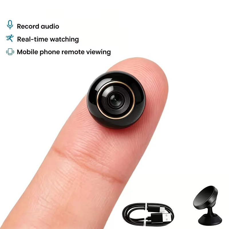 Mini WiFi Monitoring Camera 4K High Definition Infrared Night Vision, Motion Detection Two-Way Audio, 24/7 Recording - Image 2