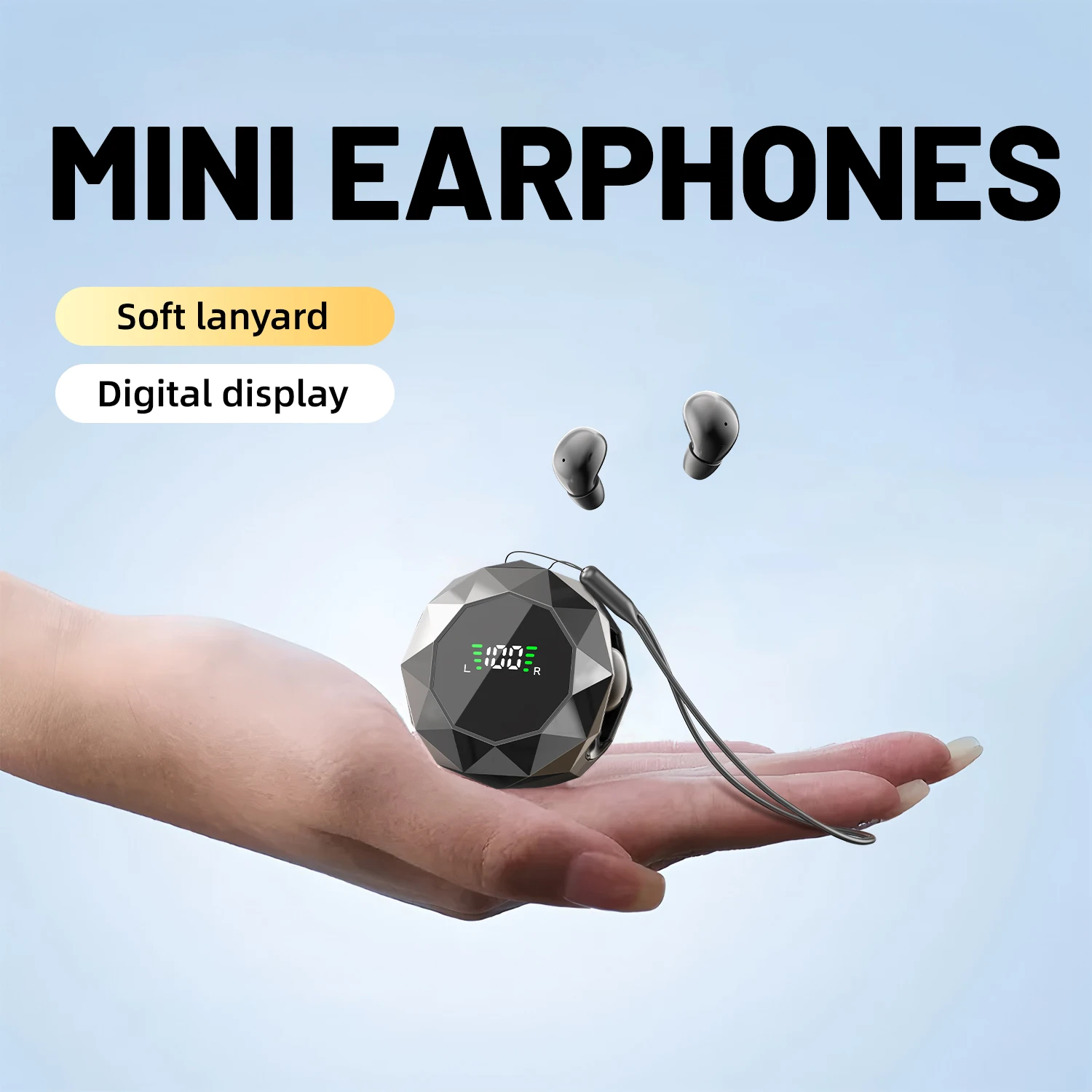 Mini Sleep Earbuds for Side Sleepers, Bluetooth, In-Ear, Noise Reduction, Ultra Small, Comfortable - Image 2