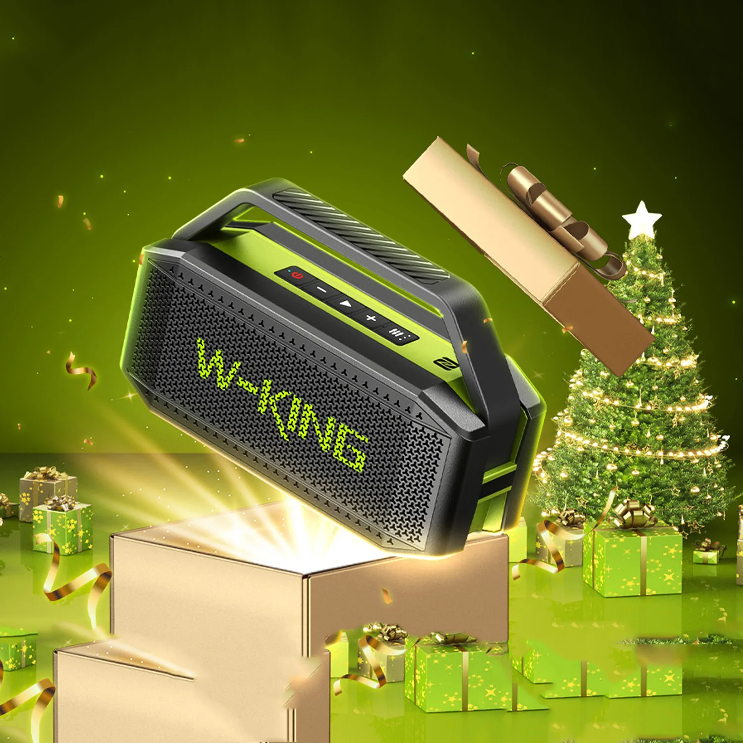 Bluetooth Speaker, 100W,Peak 60W Portable Speaker, Waterproof, Outdoor Party Large Boombox 2 Subwoofer, Deep Bass - Image 8