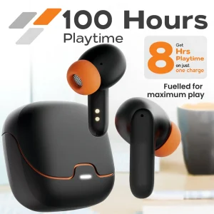 Wireless Earphones 5.4 Bluetooth Ultra-low Latency Dual Microphone ENC Noise Cancelling iBluetooth Earphones - Thumbnail Image 7