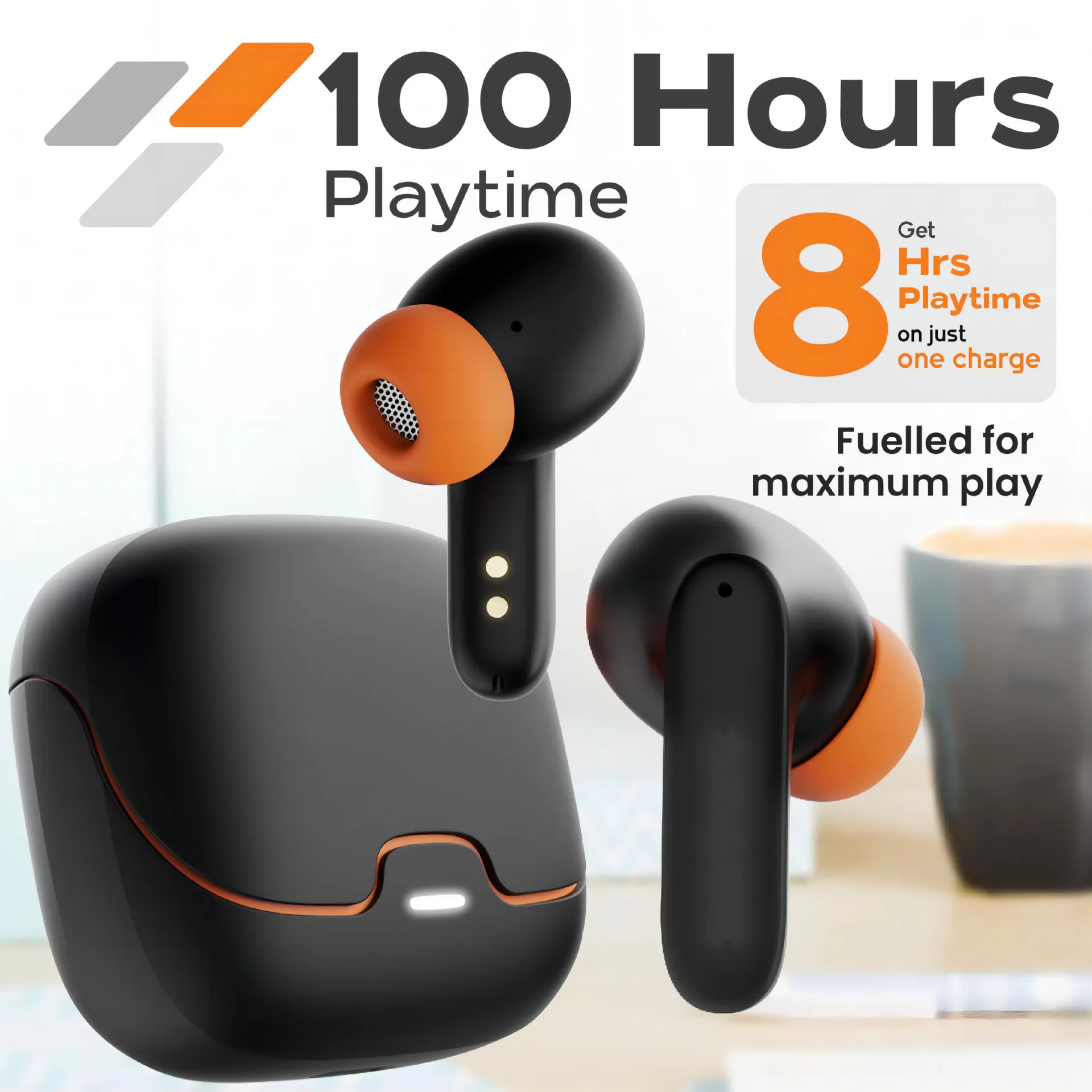 Wireless Earphones 5.4 Bluetooth Ultra-low Latency Dual Microphone ENC Noise Cancelling iBluetooth Earphones - Image 7