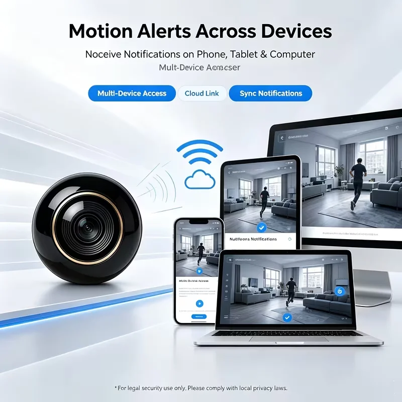 Mini WiFi Monitoring Camera 4K High Definition Infrared Night Vision, Motion Detection Two-Way Audio, 24/7 Recording - Image 7