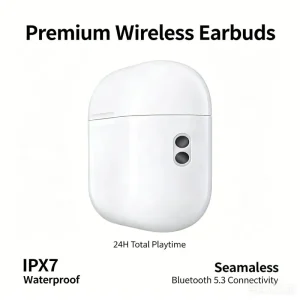 Bluetooth Wireless Earbuds Heart Rate Monitoring, Active Noise Cancellation Headphones, Waterproof , For IPhone IOS Smartphone,