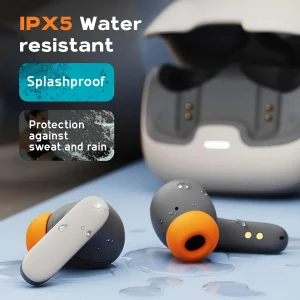 Wireless Earphones 5.4 Bluetooth Ultra-low Latency Dual Microphone ENC Noise Cancelling iBluetooth Earphones - Thumbnail Image 2