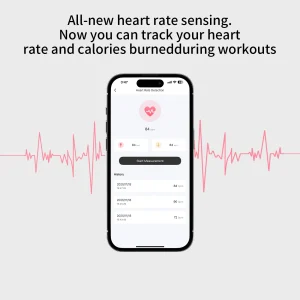 Bluetooth Wireless Earbuds Heart Rate Monitoring, Active Noise Cancellation Headphones, Waterproof , For IPhone IOS Smartphone, - Thumbnail Image 2