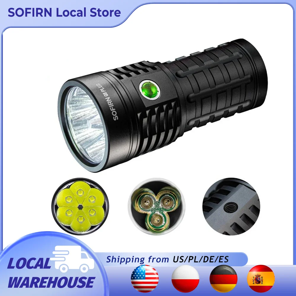 Super Powerful LED Flashlight 16000lm USB C Rechargeable 21700 Anduril 2.0 Torch XHP50B Reverse Charging - Image 1