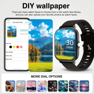 [Smart Watch, Men/Women, 1.83" Smart Watch, Supports Wireless Calls, Fitness Activity Tracker, Supports Multi Sports Modes - Thumbnail Image 7