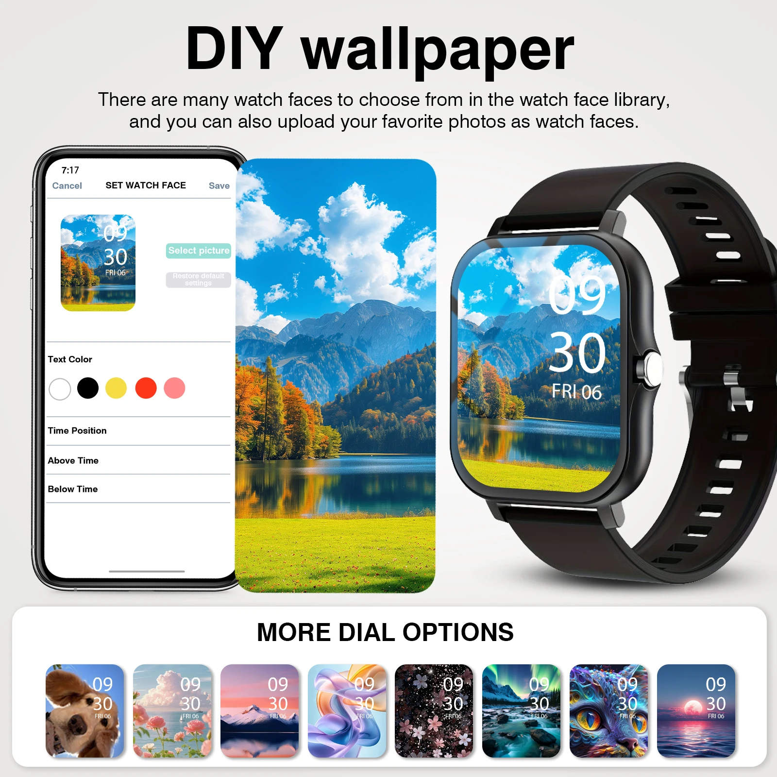 [Smart Watch, Men/Women, 1.83" Smart Watch, Supports Wireless Calls, Fitness Activity Tracker, Supports Multi Sports Modes - Image 7