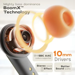 Wireless Earphones 5.4 Bluetooth Ultra-low Latency Dual Microphone ENC Noise Cancelling iBluetooth Earphones - Thumbnail Image 5