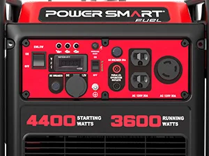 PowerSmart 4400W Inverter Generator, 3600W Rated Gas Powered, Portable, 223cc 120V 30A for Home Backup, Emergency Power - Image 6