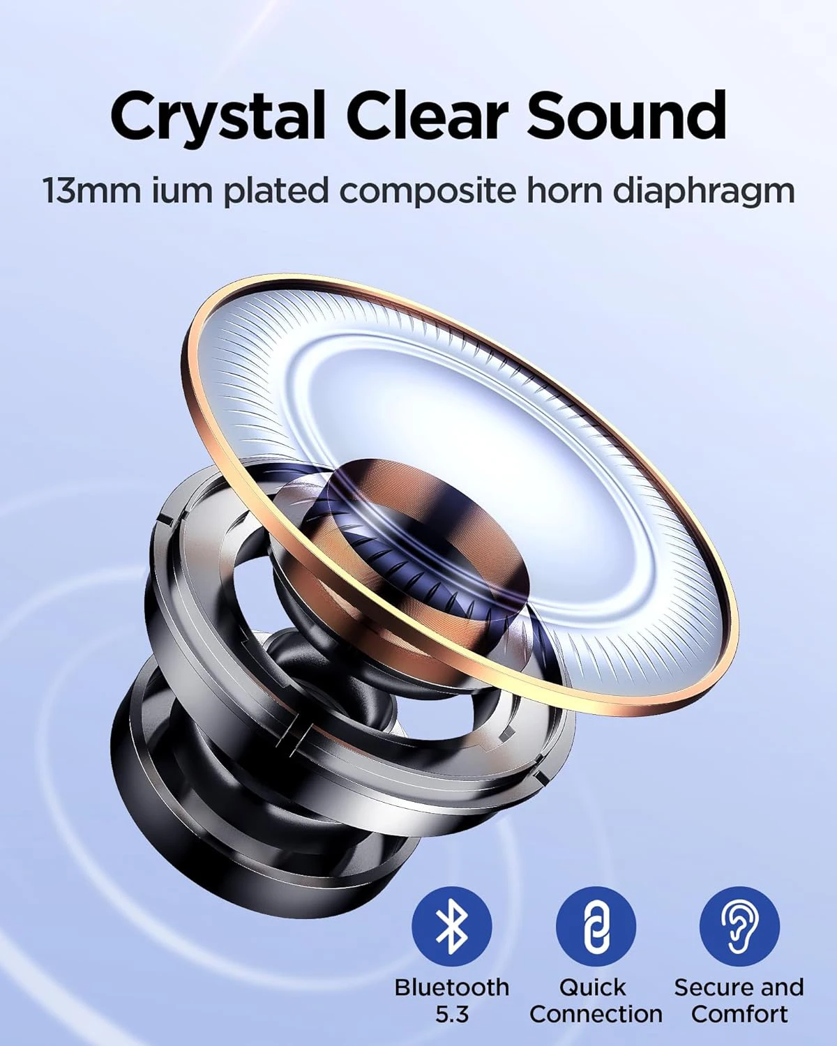 Bluetooth Wireless Earbuds Heart Rate Monitoring, Active Noise Cancellation Headphones, Waterproof , For IPhone IOS Smartphone, - Image 4