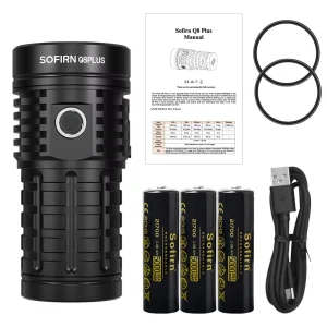 Super Powerful LED Flashlight 16000lm USB C Rechargeable 21700 Anduril 2.0 Torch XHP50B Reverse Charging - Thumbnail Image 7