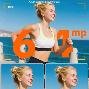 4K Digital Camera ,4k Camera with Ring Light，180° Flip Screen Camera  and Shoot Digital Cameras for Beginner with SD Card - Thumbnail Image 6